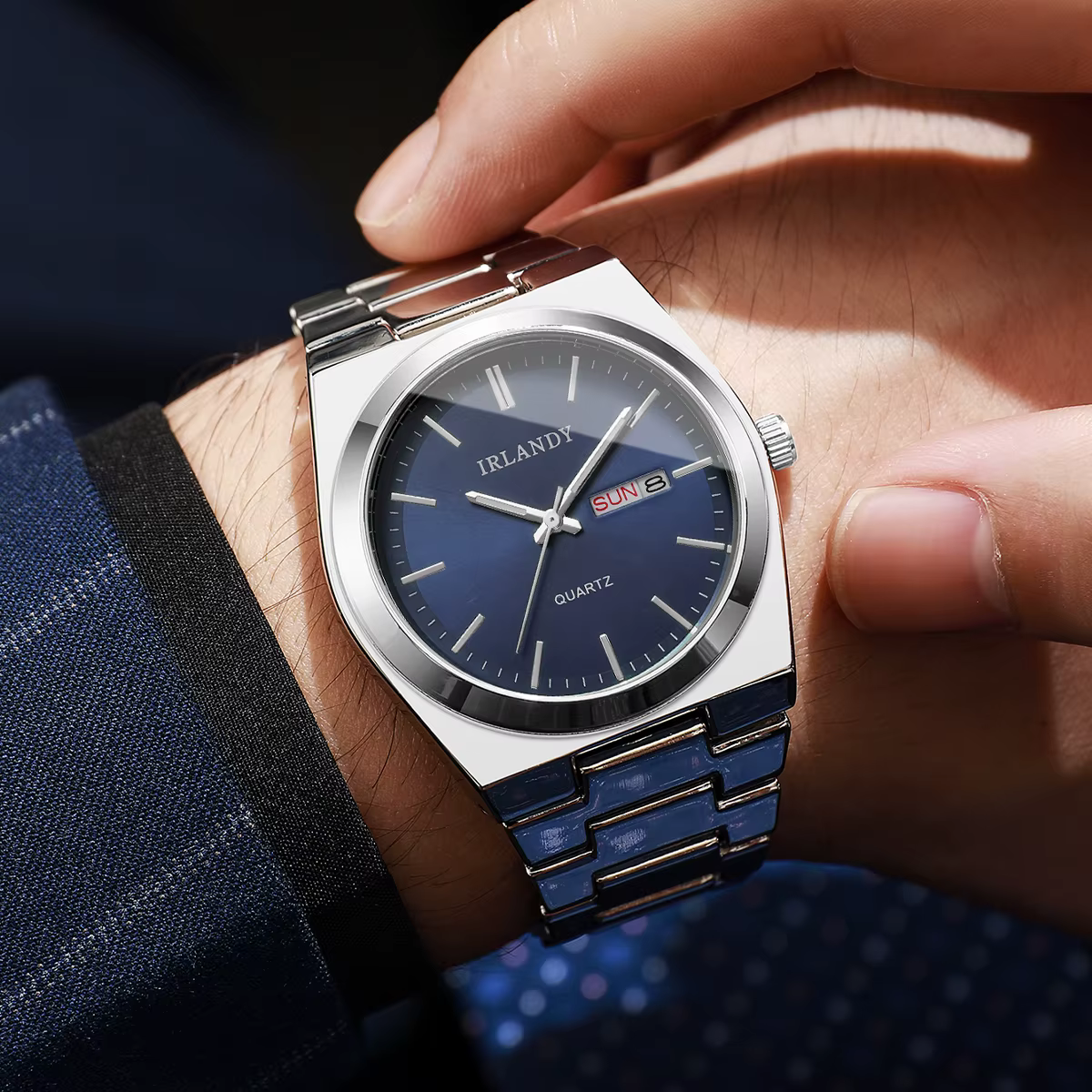 Montres d'affaires de luxe pour hommes, montres-bracelets à Quartz avec calendrier, horloge Reloj Ho
