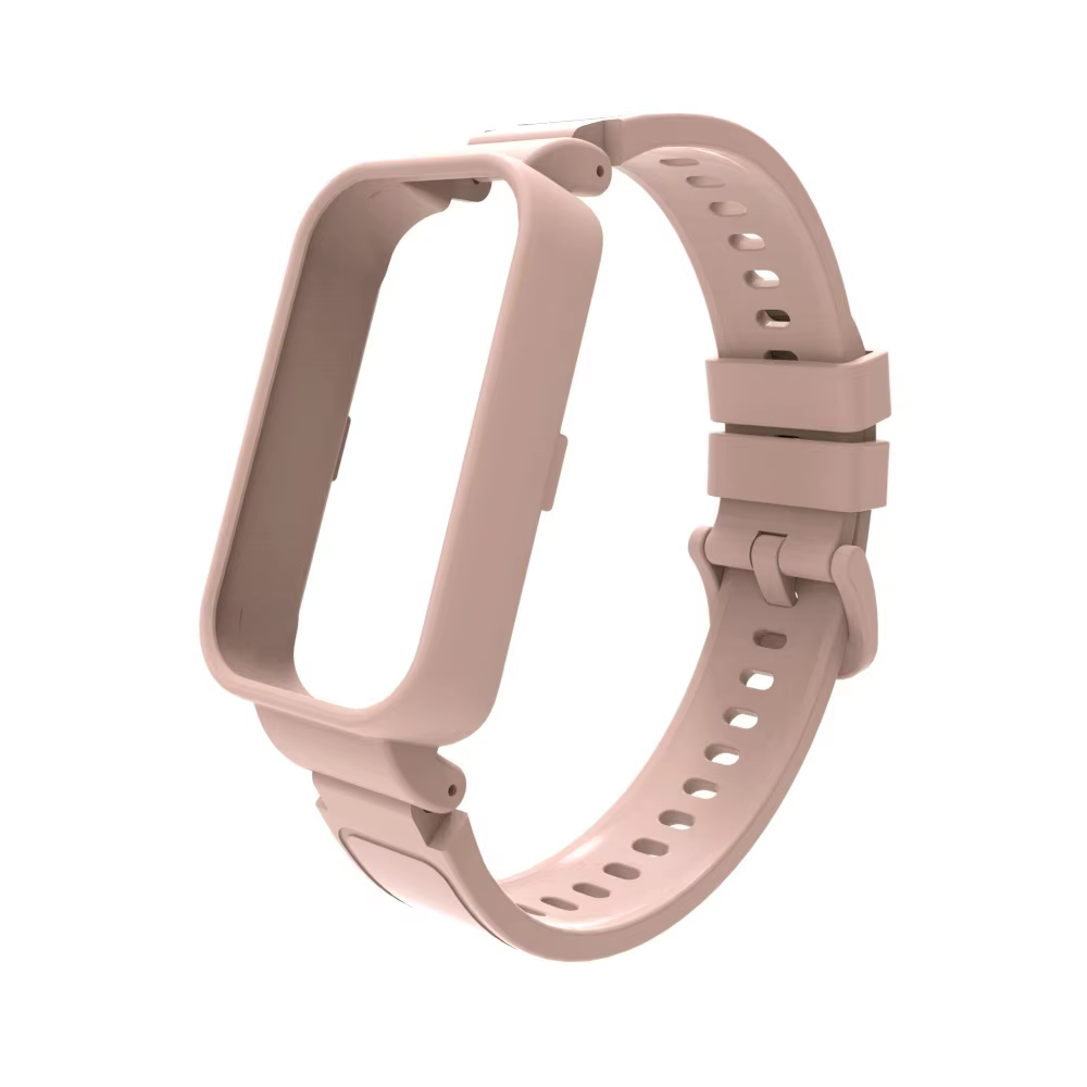 Bracelets en Silicone + étui pour Xiaomi Smart band 9 8 Bracelet actif Sport Bracelet intégré + hous