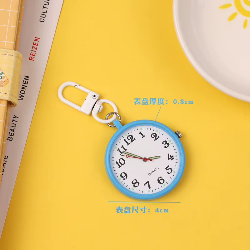 Montre de poche à quartz, montre numérique à grand cadran pour étudiant, clairement positionnée, mon