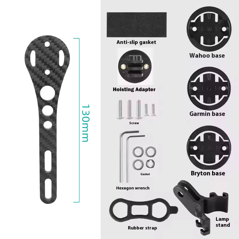 Support d'ordinateur de vélo en Fiber de carbone, pour chronomètre de vélo de route, support de comp