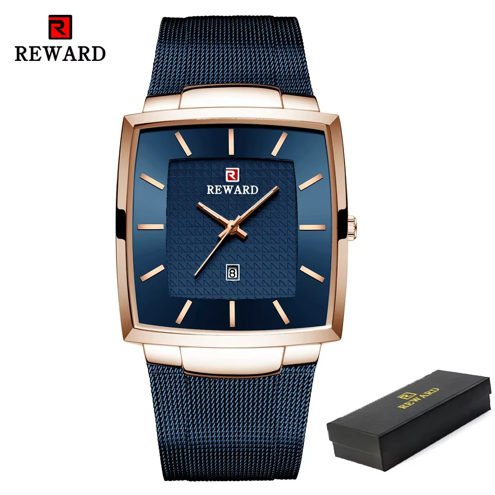 Récompense 62009 mode bleu montre pour hommes nouveau haut de gamme marque hommes d'affaires étanche