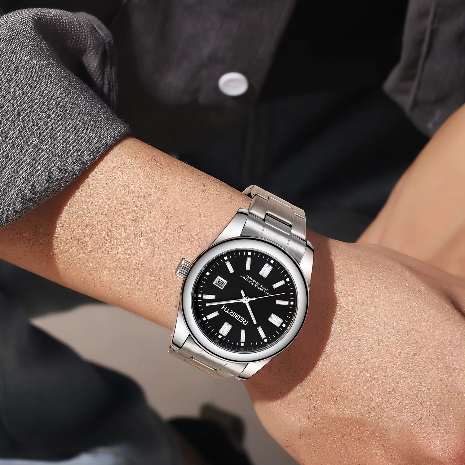 Montre à quartz généreuse, élégante, décontractée, polyvalente, adaptée à un usage quotidien