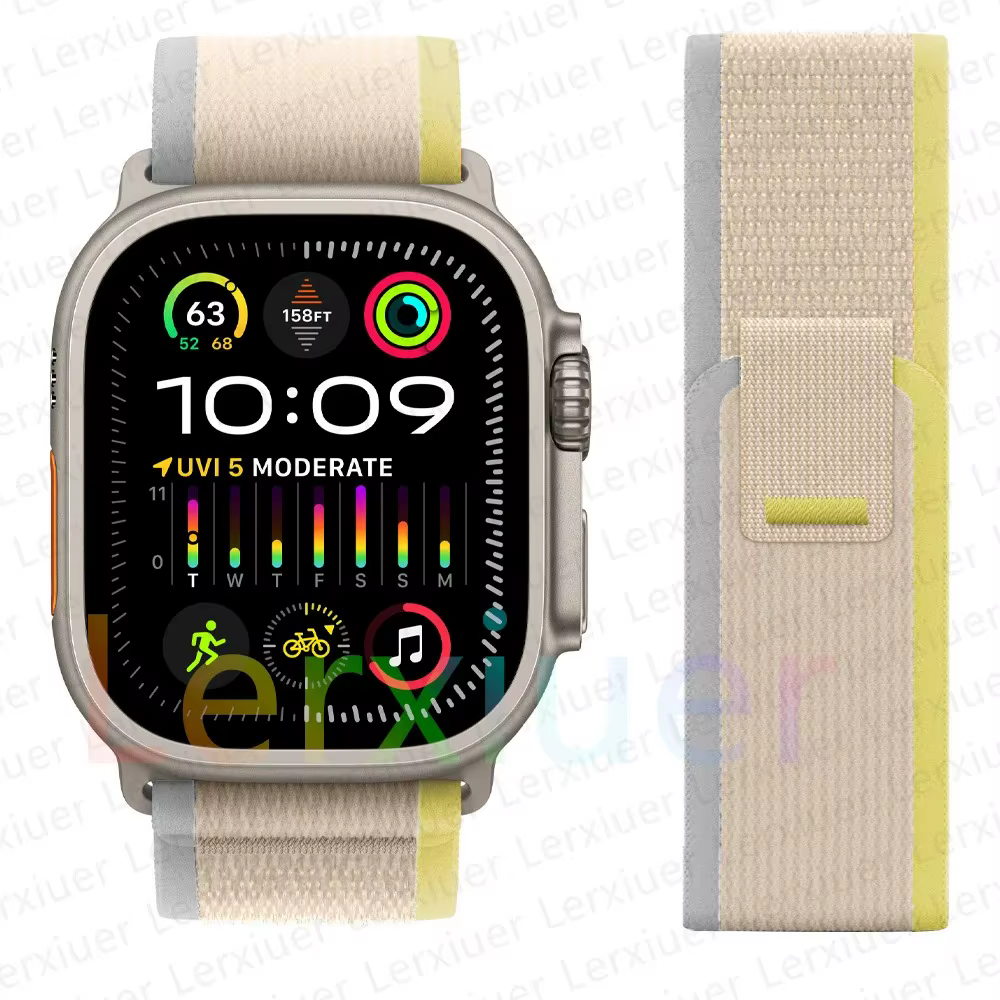 Boucle de sentier pour apple watch ultra 3 2 bandes 49mm 44mm 40mm 45mm 41mm 42mm bracelet correa iW