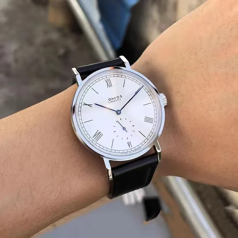 Montre mécanique automatique pour hommes de 38 mm adaptée au mouvement à remontage automatique Seagu