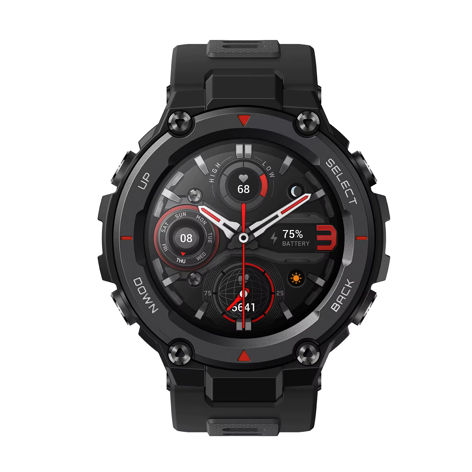 Nouvelle montre intelligente Amazfit T-Rex pro pour hommes-GPS extérieur étanche 10ATM autonomie de