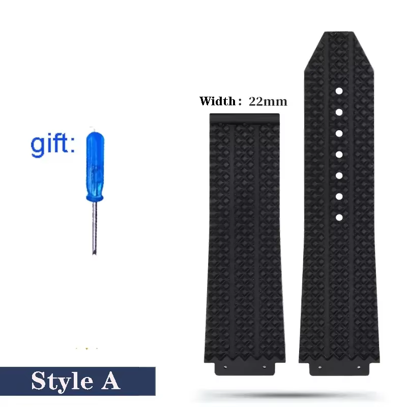 Bracelet de montre en Silicone pour HUBLOT HB Yubo fusion classique big bang bracelet de montre en c