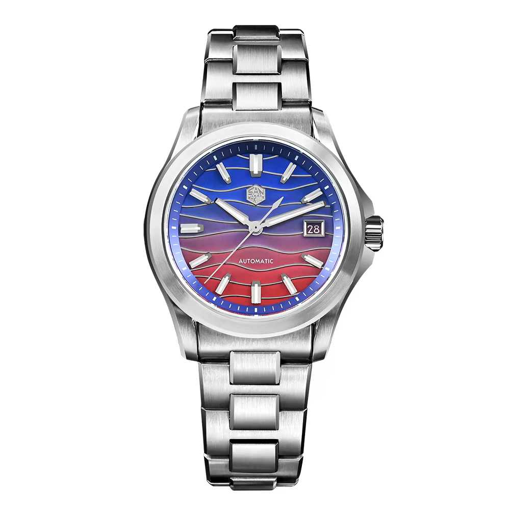 San Martin montre 39mm robe de luxe mis5 9015 montres mécaniques automatiques pour hommes avec vadro