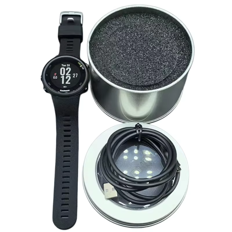 Montre de sport GPS Garmin Forerunner 45, 95% neuve, moniteur de fréquence cardiaque, version multil