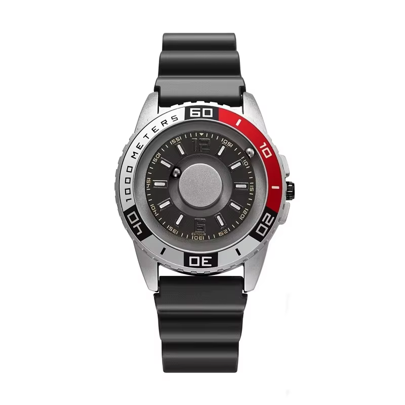 Nouveau Design perles métalliques magnétiques montre multifonctionnelle hommes aimant balle sport mo