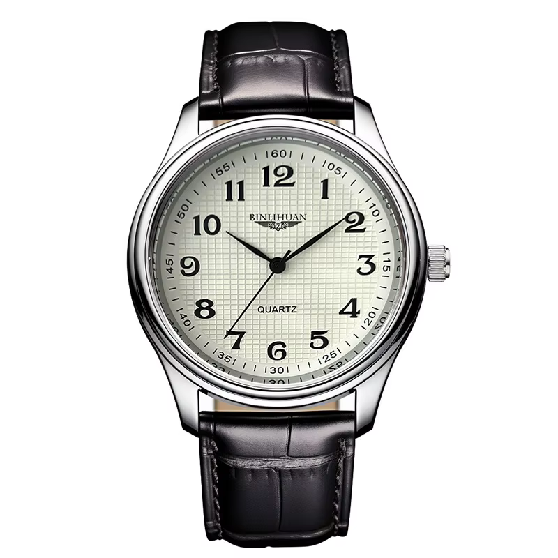 Montre-bracelet homme 2026 de luxe, étanche, pour affaires, à quartz, en cuir, avec boîte, cadeau po