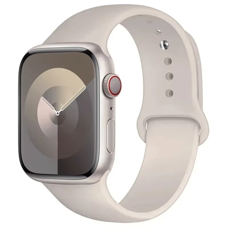 Bracelet en silicone pour Apple Watch, Bracelet de sport, Bracelet iWatch Series 10, 9, 8, 3, SE, Ul