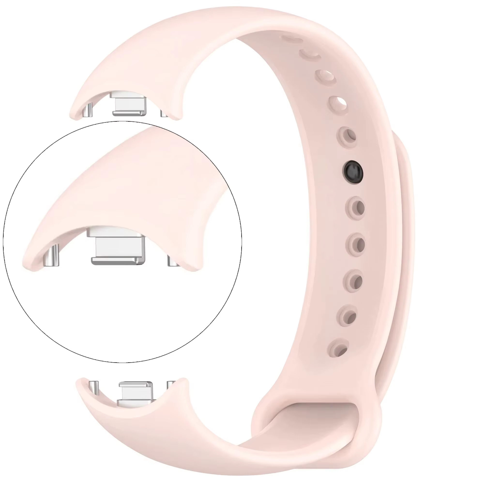 Bracelet en Silicone souple officiel pour Xiaomi Mi Band 10 9 8 Bracelet respirant accessoires ceint