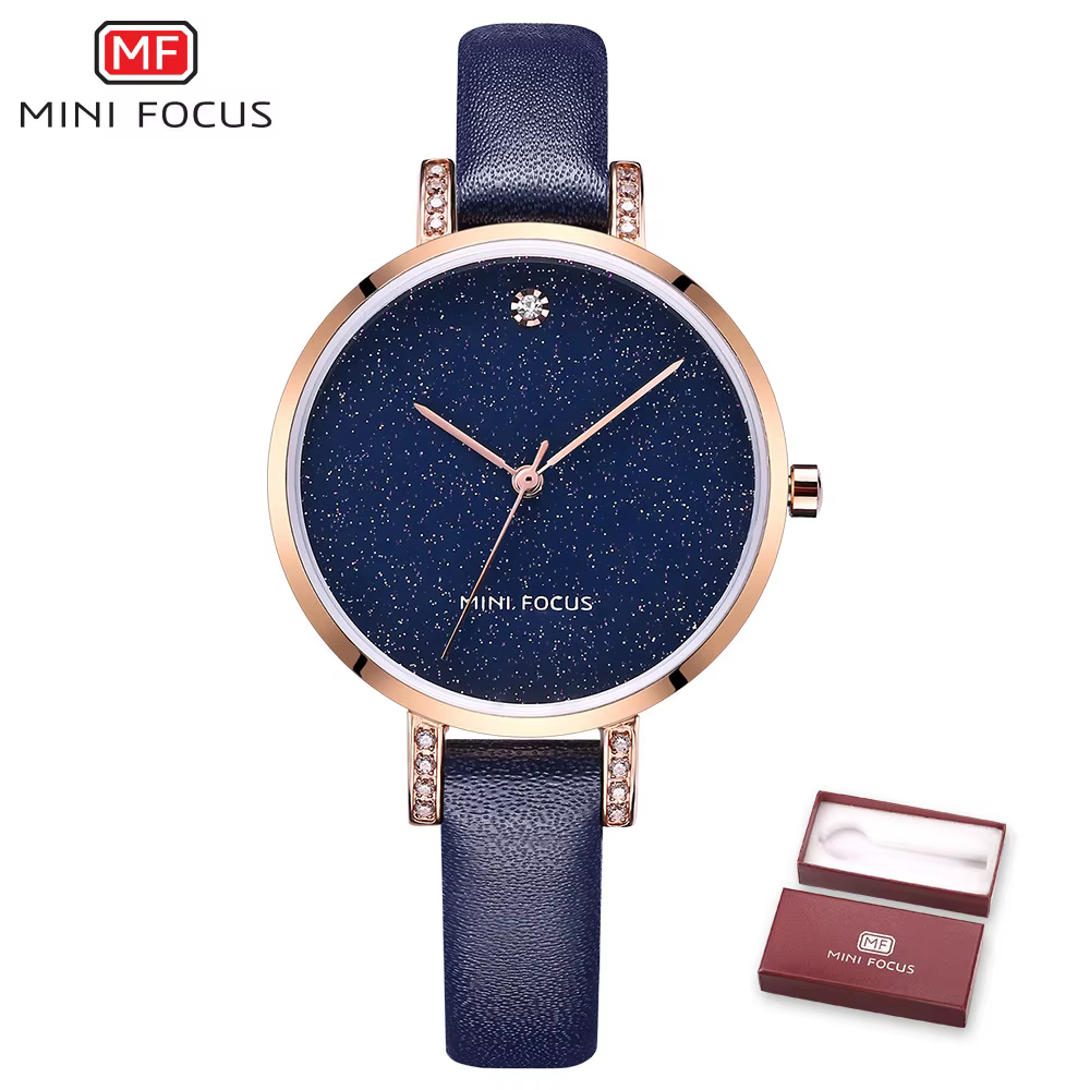 MINI FOCUS femmes montres cadran créatif montre de luxe femme Quartz étanche montre-bracelet pour fe