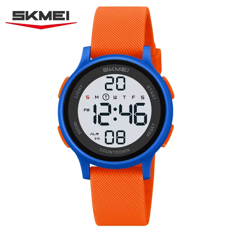 SKMEI 2427 étanche enfant Montre électronique garçon fille antichoc Sport coloré enfants numérique e