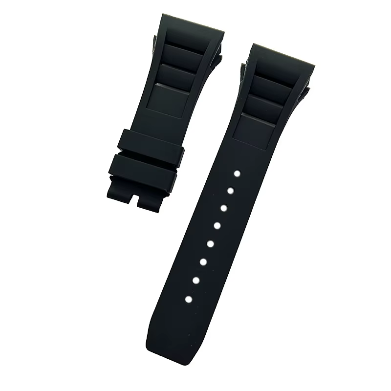 Bracelet de Montre en Caoutchouc pour Richard Mille, 25mm, Rouge, Noir, Vert, Gris, Bleu, Jaune, Ora