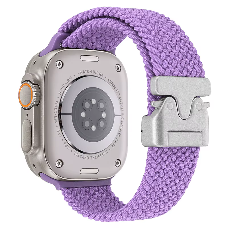 Bracelet tressé en Parachute pour Apple Watch Ultra 3/2, 49mm 46mm 45mm 42mm 44mm 41mm, Bracelet en