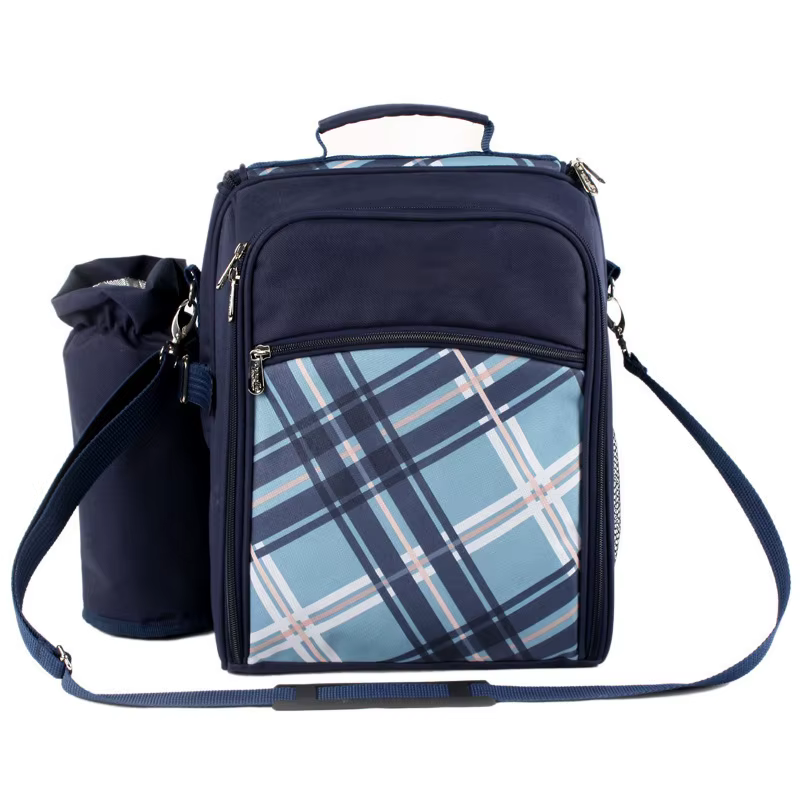 Ensemble de sacs de vaisselle de pique-nique, isolation thermique portable extérieure, stockage à fr