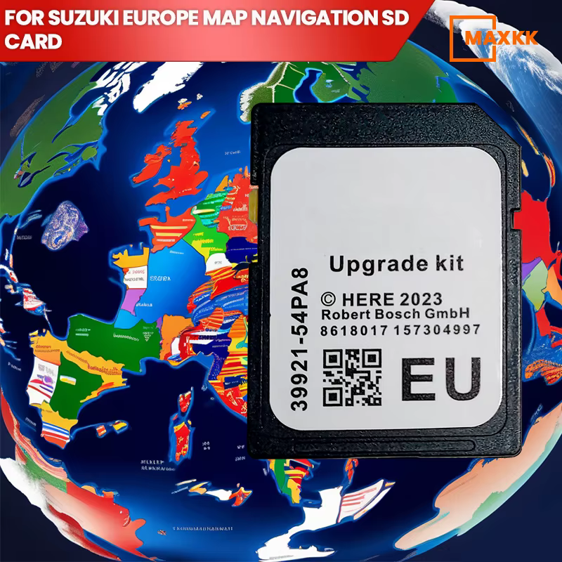 2023 For Navigation Map SD Card UK+Europe Car Suzuki SD Card Satellite Navigation SD Card 32GB GPS M
