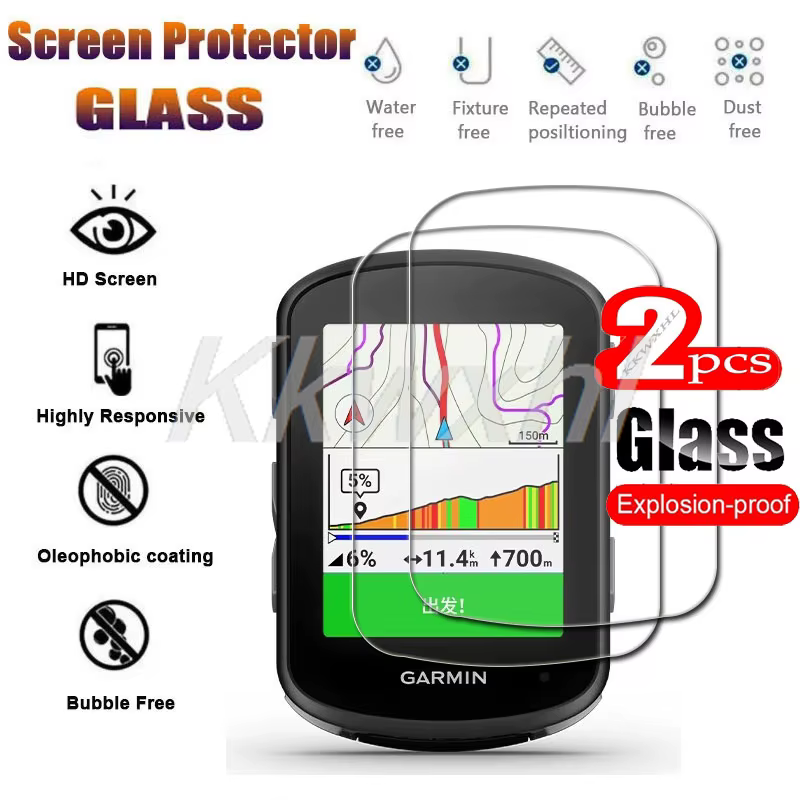 2 pièces pour Garmin Edge 850 550 1040 1030 820 830 520 530 540 840 Explore 2 Alpha 200i 200 300i 30