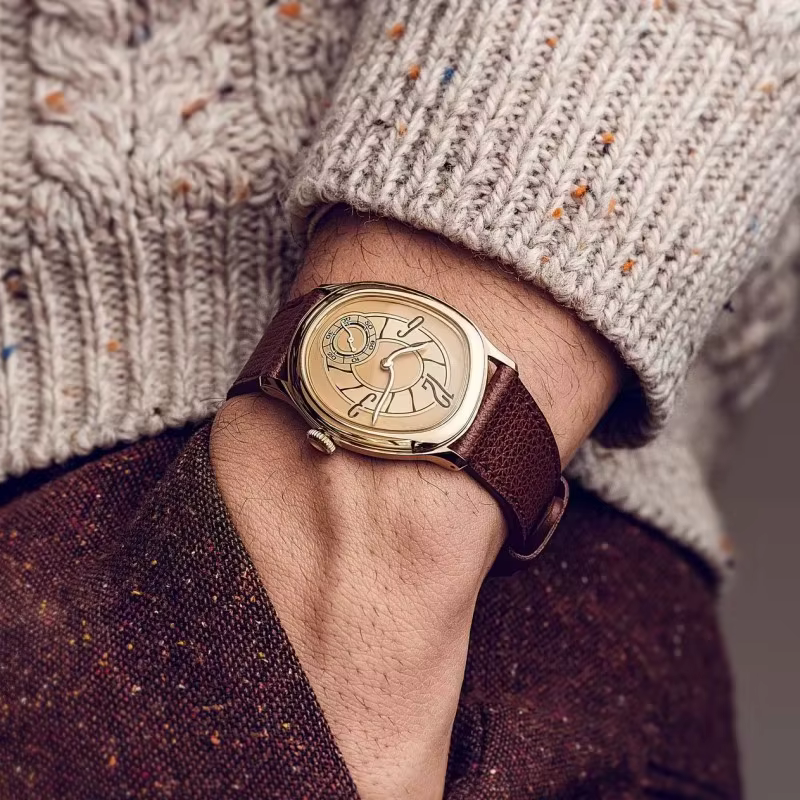 Montre Homme de Luxe en Cuir à Quartz pour Affaires et Quotidien – Idée Cadeau Parfaite