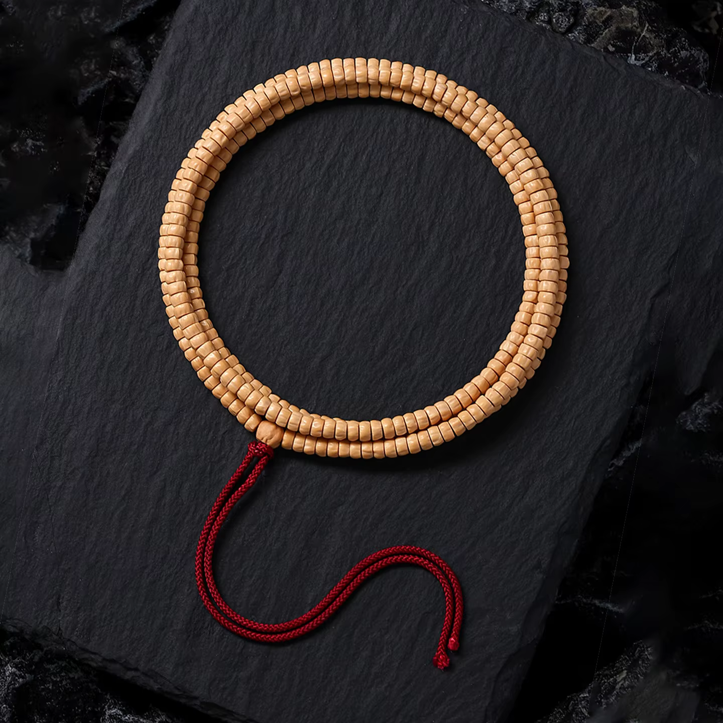 Bracelets de méditation de qualité supérieure pour hommes, style tibétain, 108 perles de cyprès vibr