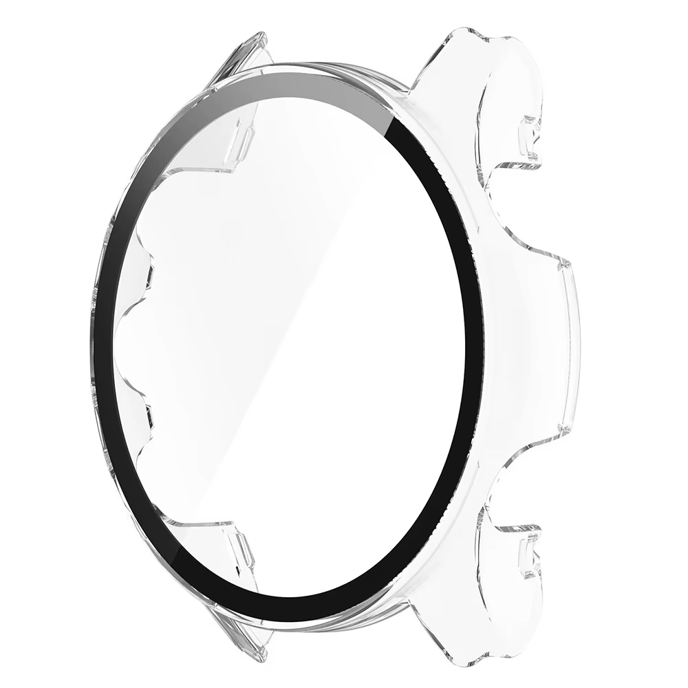 PC + étui en verre pour Garmin Forerunner 255 255S 265 265S 965, coque de protection plein écran