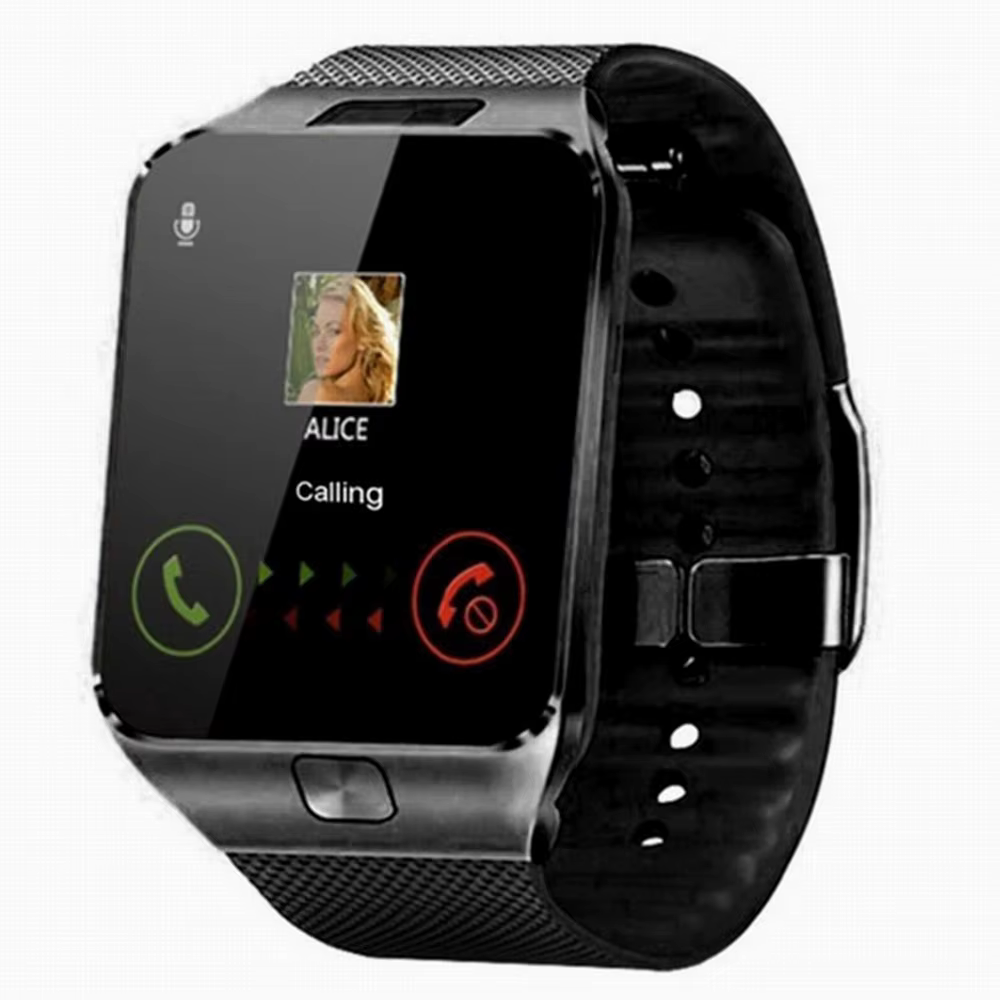 DZ09 hommes femmes plein écran tactile montre intelligente Sport étanche podomètre Smartwatch avec c