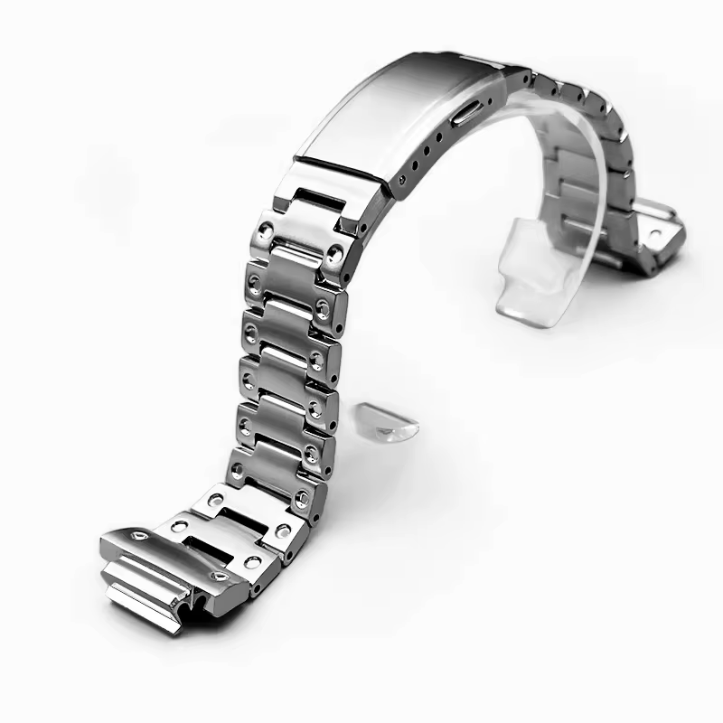 Bracelet octogonal en métal de remplacement pour Casio G-SHOCK, GBM-2100/GM2100/GA2100/GA2100, avec