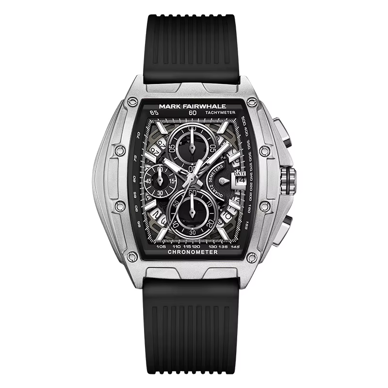 Montres de mode pour homme Mark Fairwhale 5080, montres à quartz multifonctions, chronographe lumine