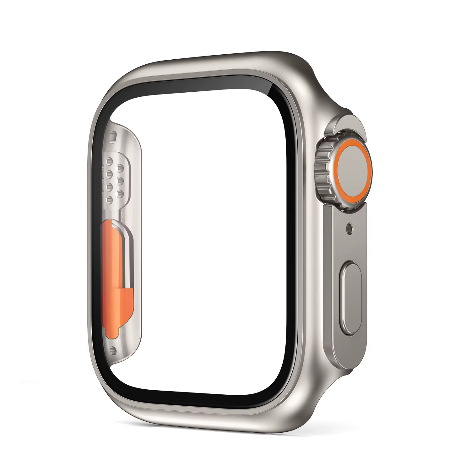 Verre + boîtier pour Apple Watch 44mm 45mm 41mm 40mm 42mm 38mm couvercle de protection d'écran chang