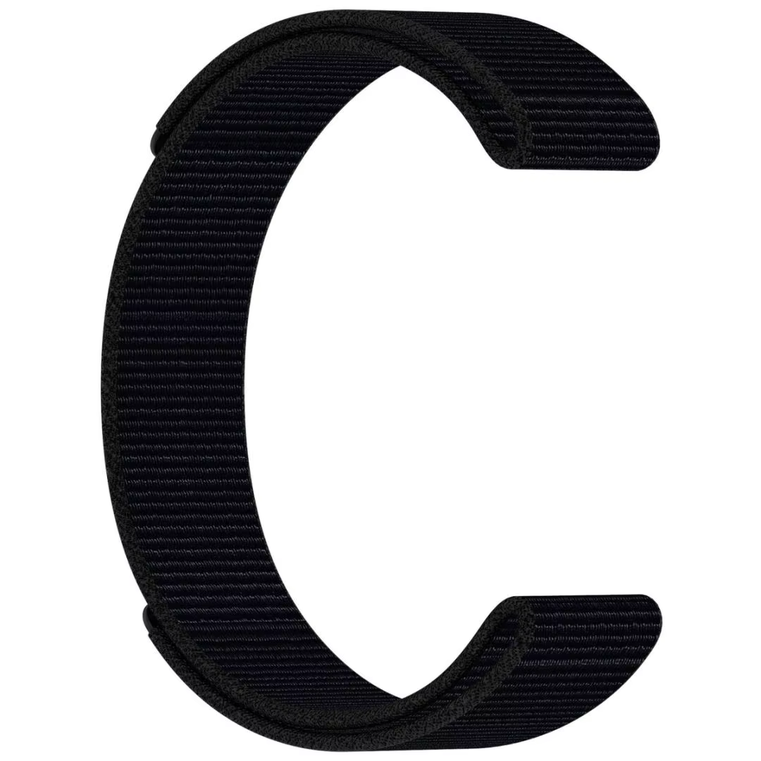 Bracelet en nylon respirant avec fermeture Velcro pour Garmin Forerunner 935 945 955 965 745 Fenix 8