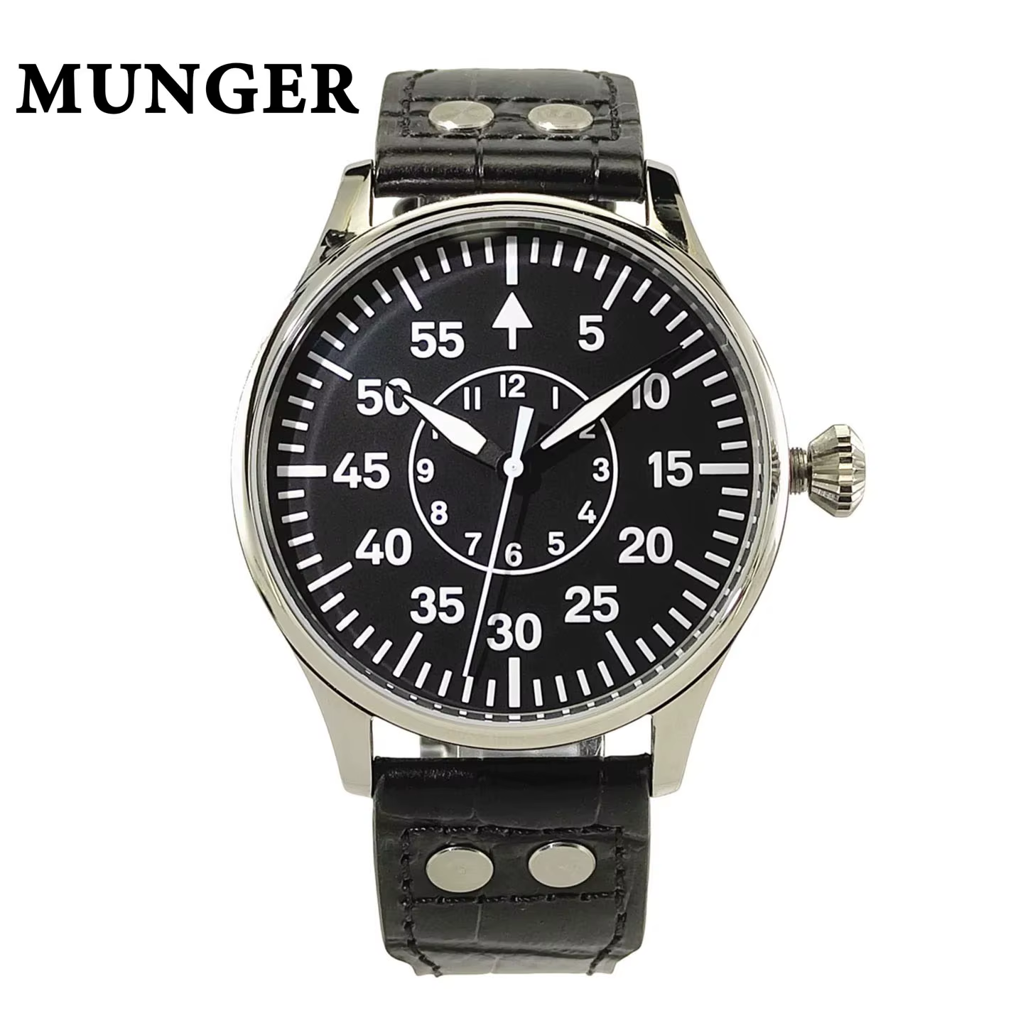 Montre à quartz Munger pour homme VH31, montre tactique militaire avec secondes fluotantes, forte lu