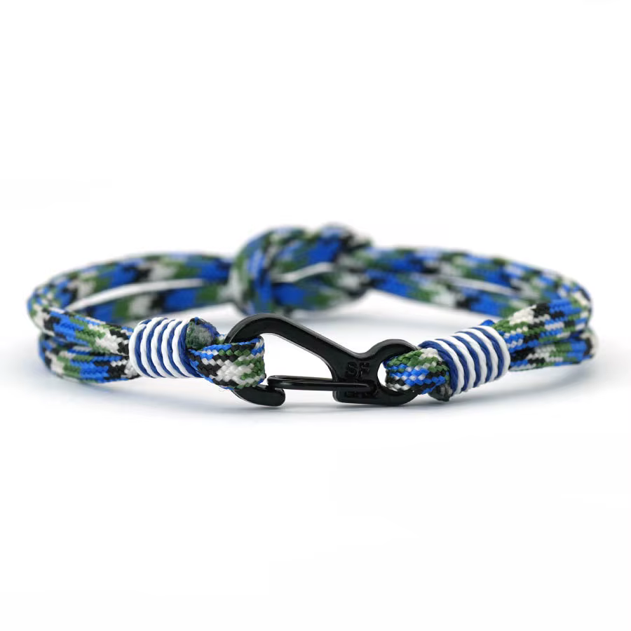 Nouveaux bracelets en corde tressée pour hommes, bracelets en paracorde faits à la main, bijoux spor