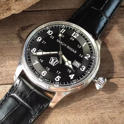 Montre-bracelet mécanique automatique pour homme, pilote allemand, SeATM, mouvement Nh35, C1, calend