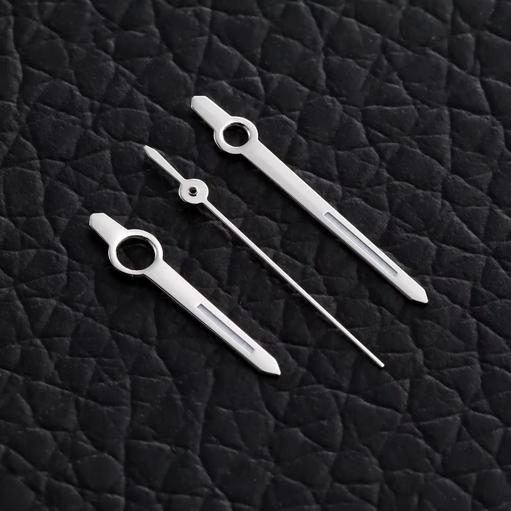 Aiguilles de montre de haute qualité pour mouvement Citizen 8200, lumineuses vertes, argent, or, ros