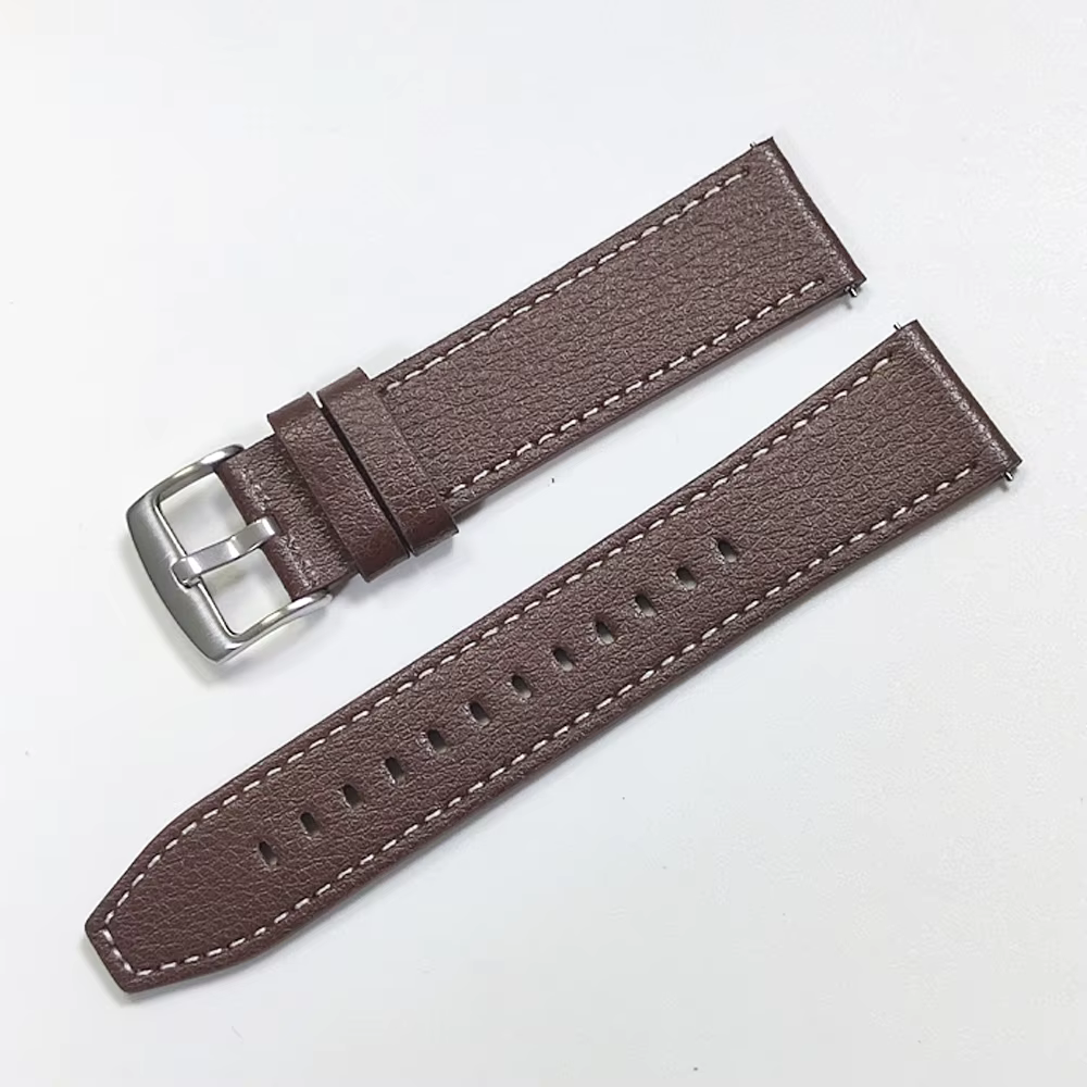 Bracelet de montre intelligente en cuir, 22, 20mm, compatible avec Garmin Vivoactive 4, 3, 5, Venu S