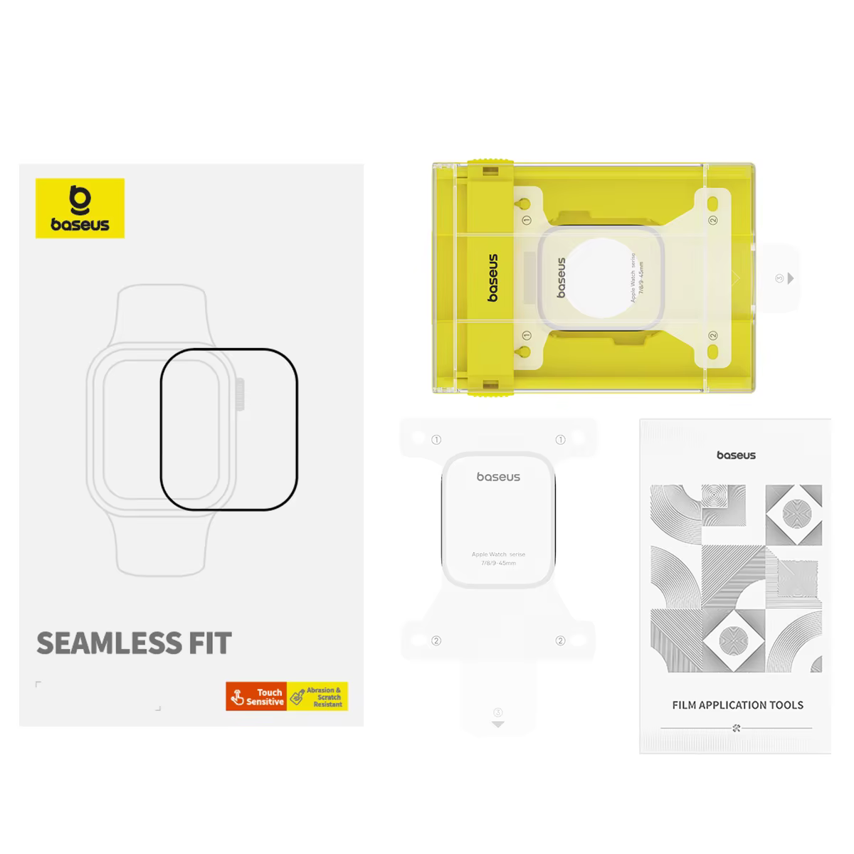 Baseus protecteur d'écran pour Apple Watch 10 9 8 7 6 5 4 SE 46/42/45/41/44/40mm Film Hydrogel pour 