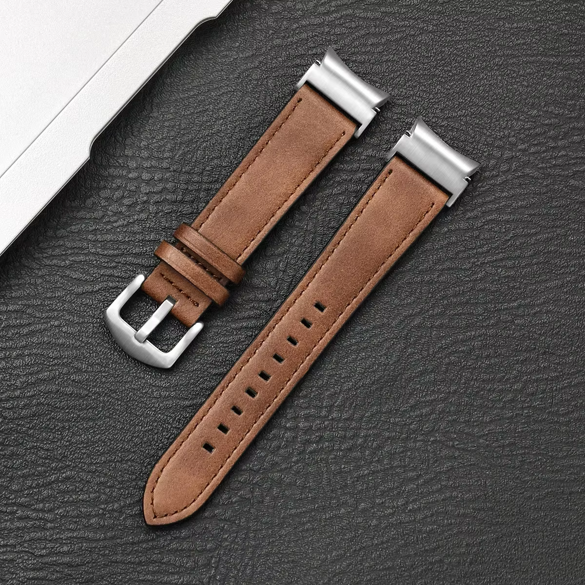Bracelet en cuir sans écart pour Samsung Galaxy Watch 7 6 5 4 40mm 44mm 6 classique 43mm 47mm Bracel