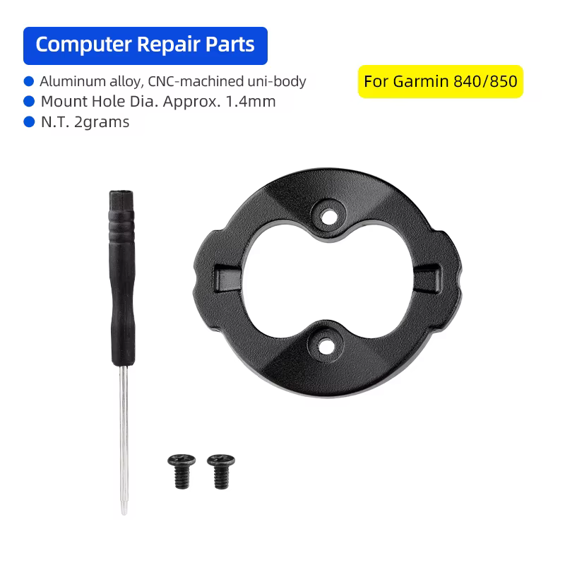 Base de réparation pour ordinateur de vélo Garmin 1050 840 540, en alliage CNC, non imprimé en 3D, a