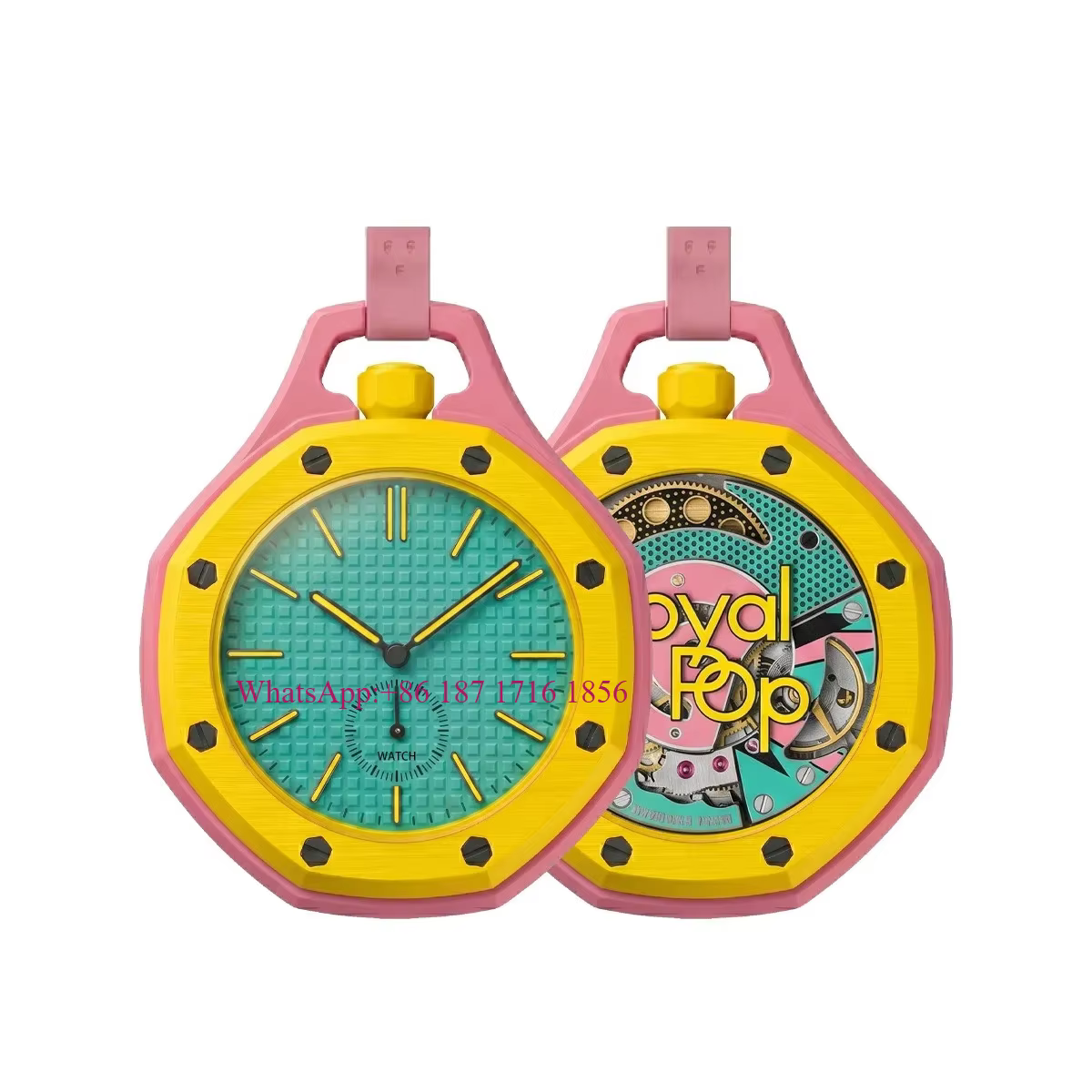Nouvelle montre de poche A-P Collaboration 2026, montre mécanique tendance, étanche, bracelet en cui