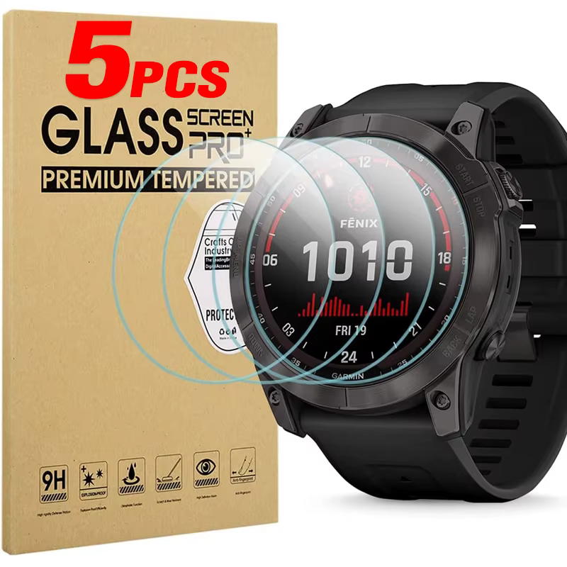 Pour Garmin Fenix 8 7 6 6S 6X 5 5S/Vivoactive 3/Forerunner 945 955 965 225 255 265S protecteur d'écr