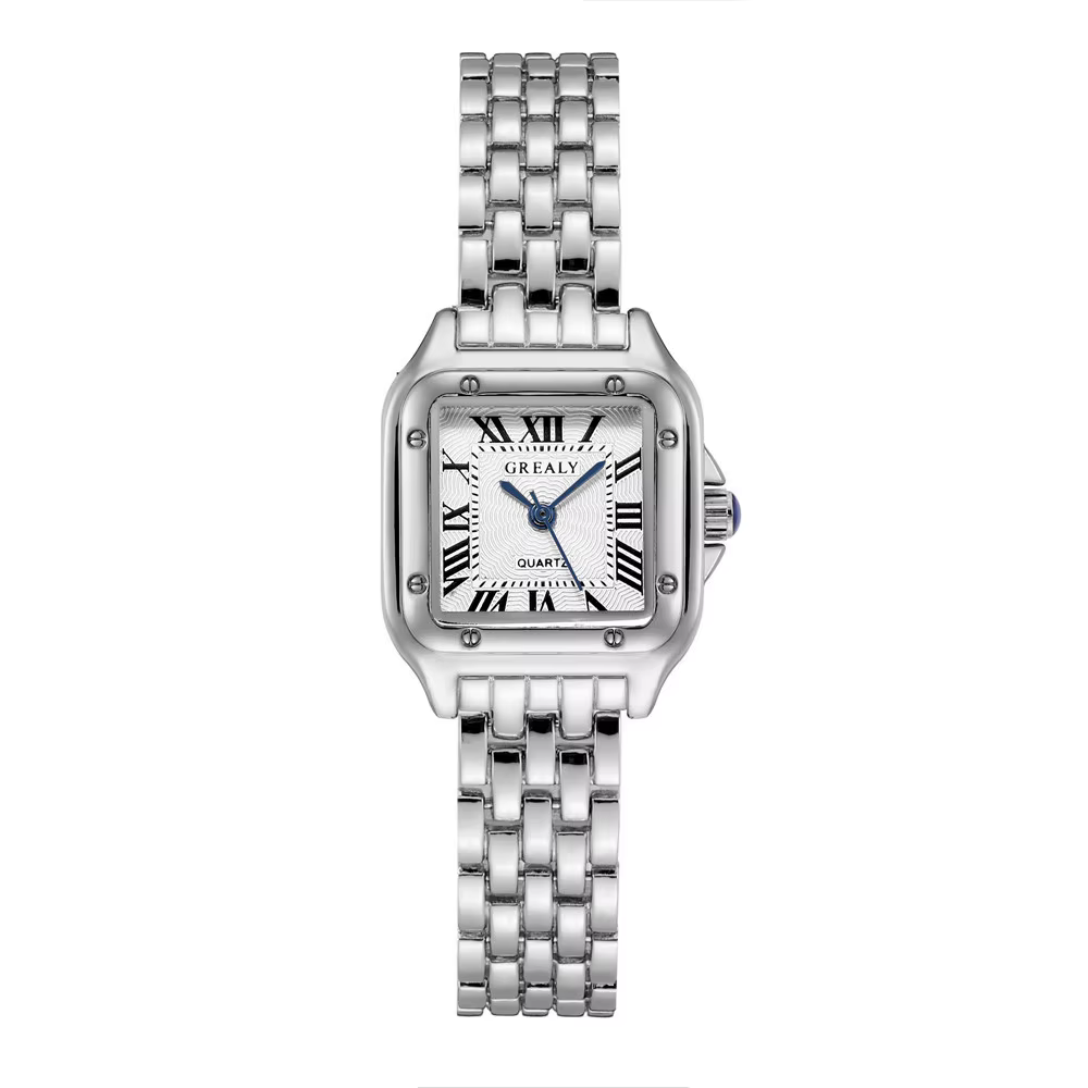 Montres de luxe en strass pour femmes, montre-bracelet à Quartz carrée, Simple, horloge pour dames