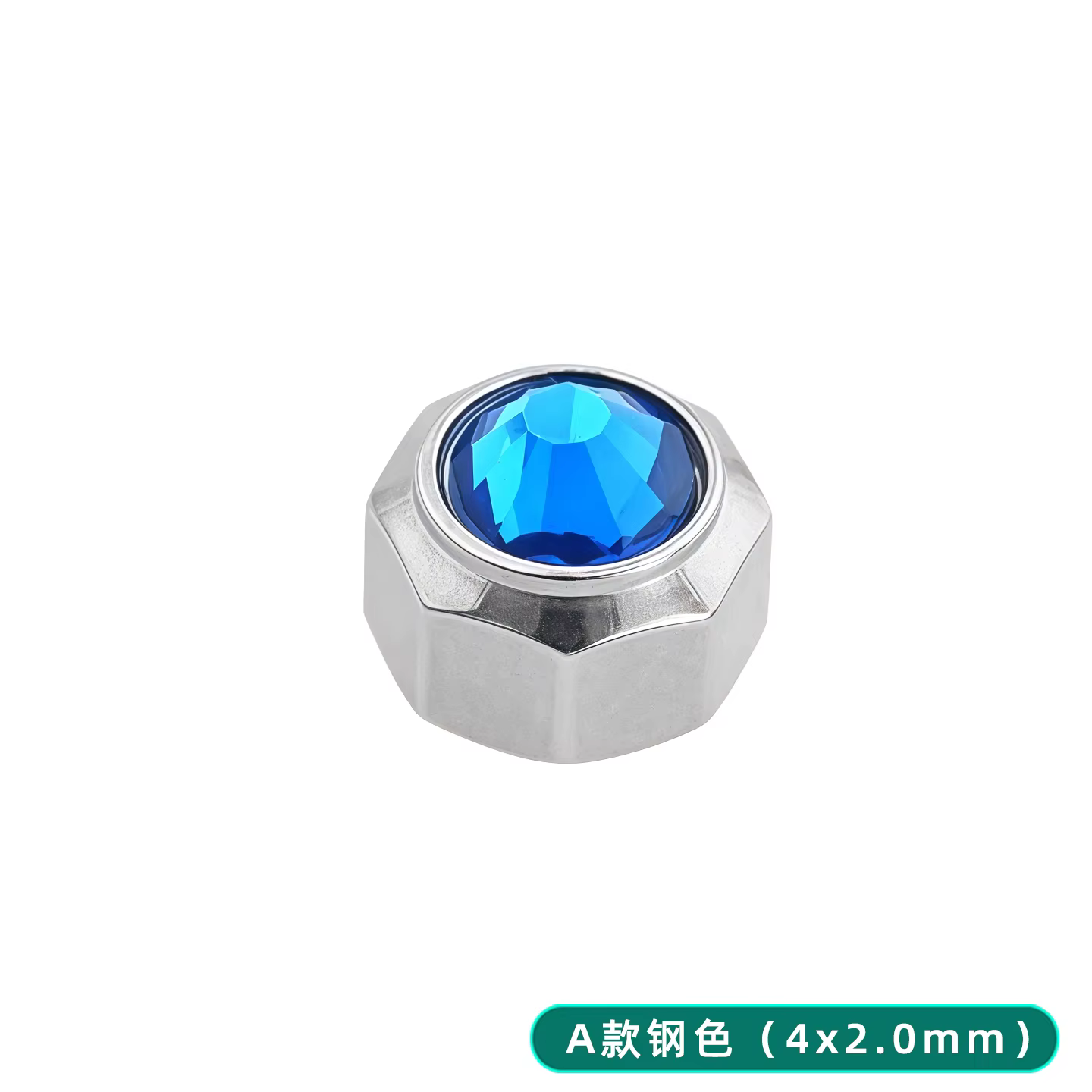 Couronne de remplacement en acier inoxydable massif pour Cartier Santos, plusieurs séries, couronne