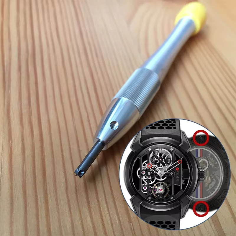 Tournevis à cinq points de 2.35mm de diamètre pour montre automatique JaCob & Co.Epic X
