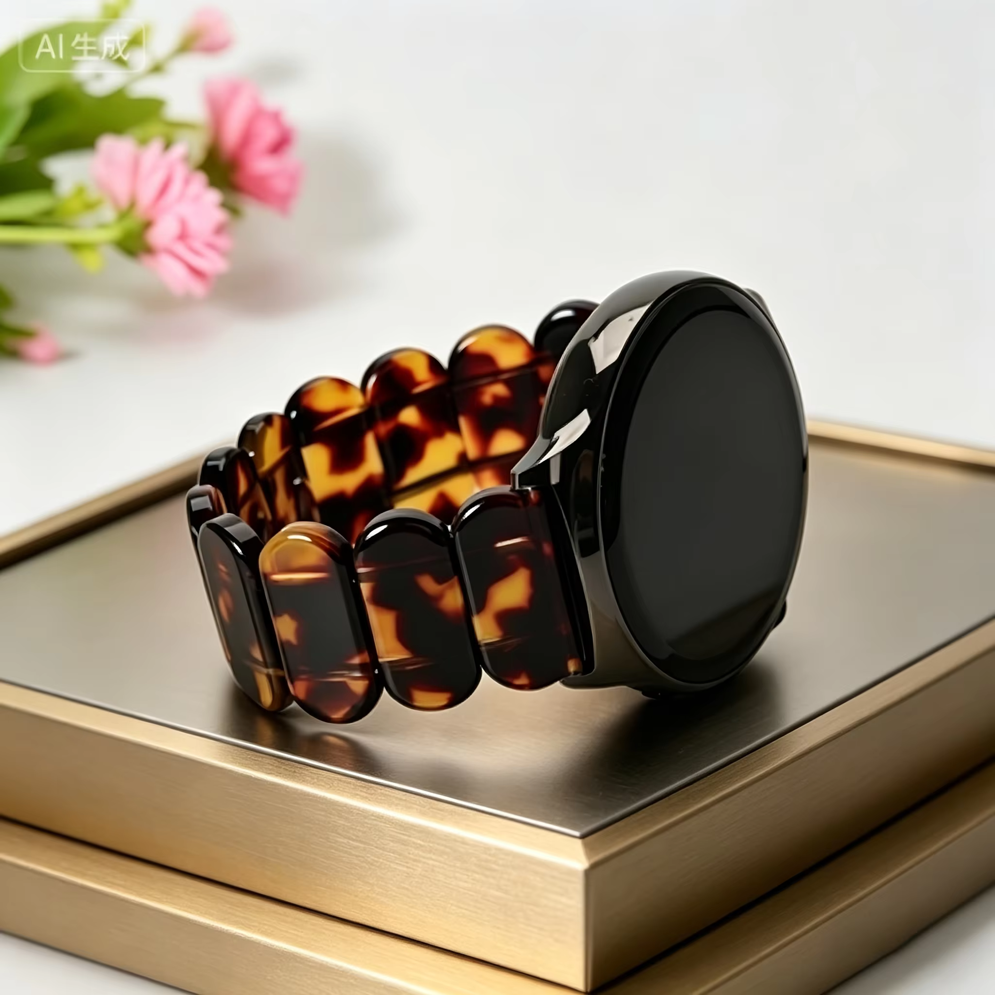 Bracelet en résine 18/20/22 pour Garmin Vivoactive 5/Active5/Venu3/Forerunner965/955/945/9/Venu/3S pour Samsung Galaxy Watch 7/6/5/4