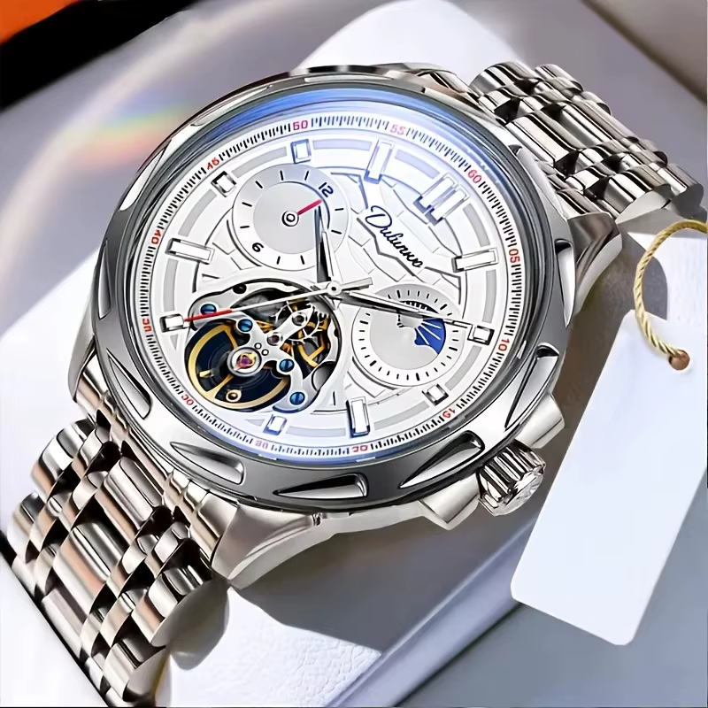 Montre squelette steampunk pour homme