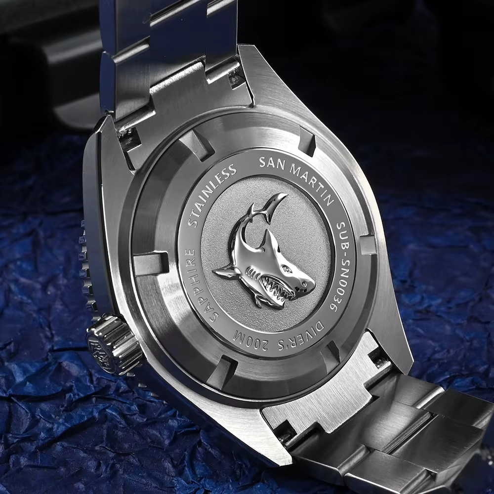 San Martin-Montre mécanique automatique pour homme