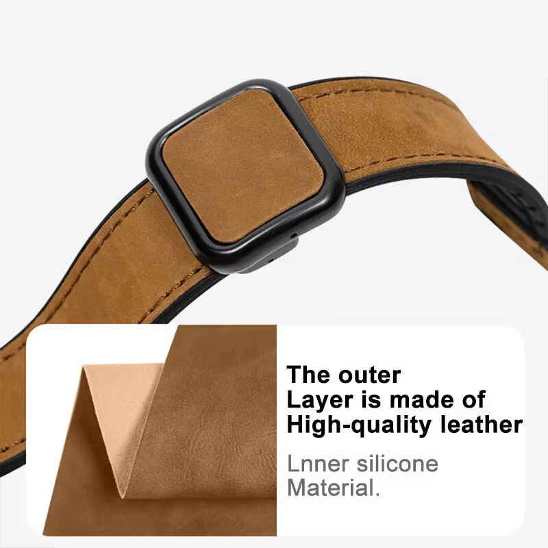 Bracelet en cuir et Silicone pour montre Huawei GT 5 4 46mm 41mm