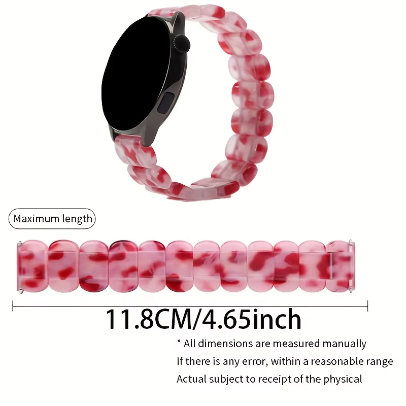 Bracelet en résine 18/20/22 pour Garmin Vivoactive 5/Active5/Venu3/Forerunner965/955/945/9/Venu/3S pour Samsung Galaxy Watch 7/6/5/4