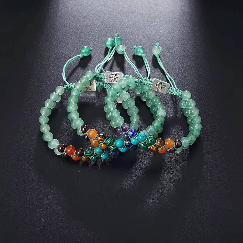 Bracelet de méditation yoga à 7 chakras